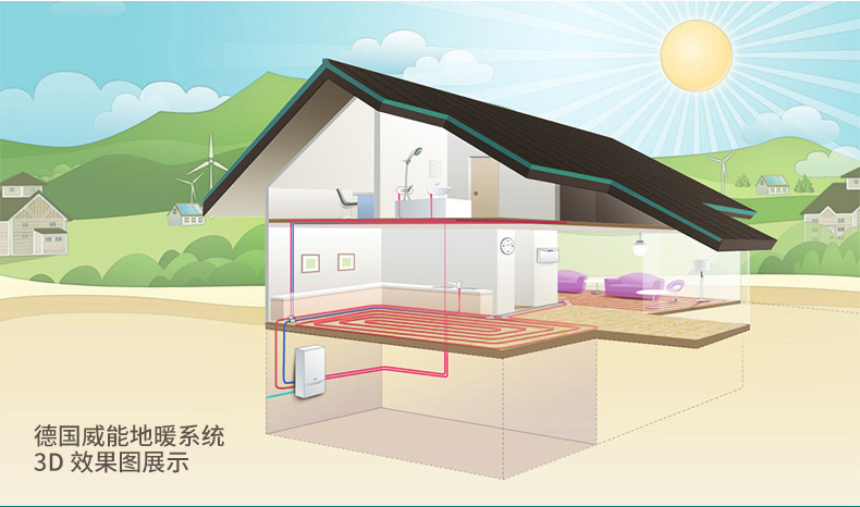威能地暖，長沙地暖，威能壁掛爐，散熱片