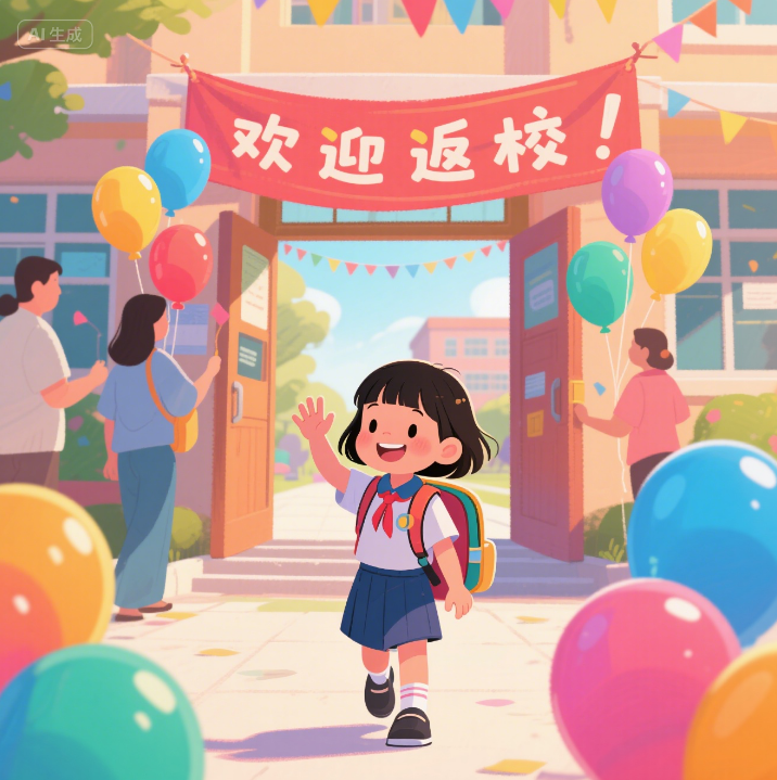 逐夢(mèng)新程，未來可期！開學(xué)季，好好學(xué)習(xí)，天天向上！